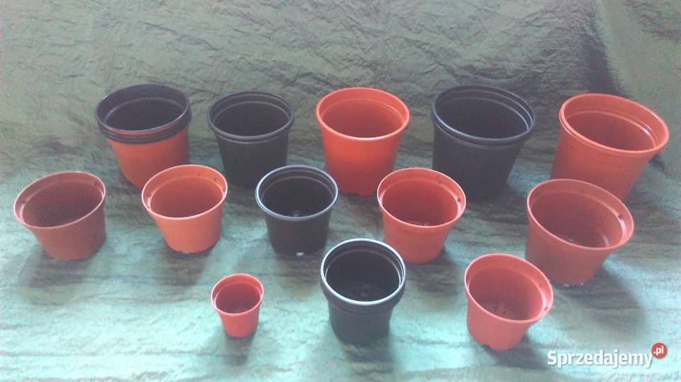 Produkcyjne doniczki Robocze kpl21 sztuk NOWE Donice podlaskie