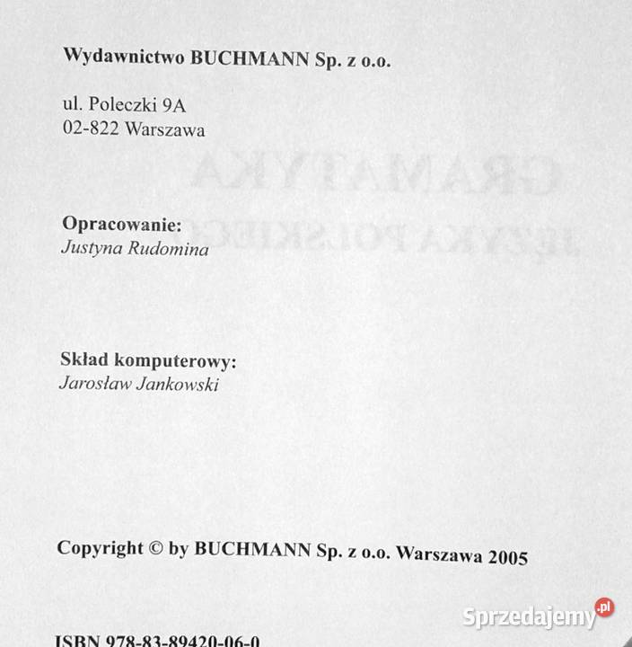 Gramatyka języka polskiego Justyna Rudomina lubelskie Chełm