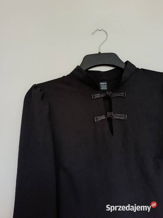 Sukienka damska SHEIN czarna zapinana pod szyją Gdynia