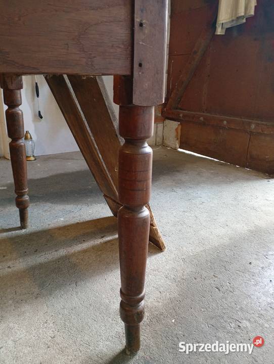 zabytkowy stół dębowy do renowacji Białobrzegi