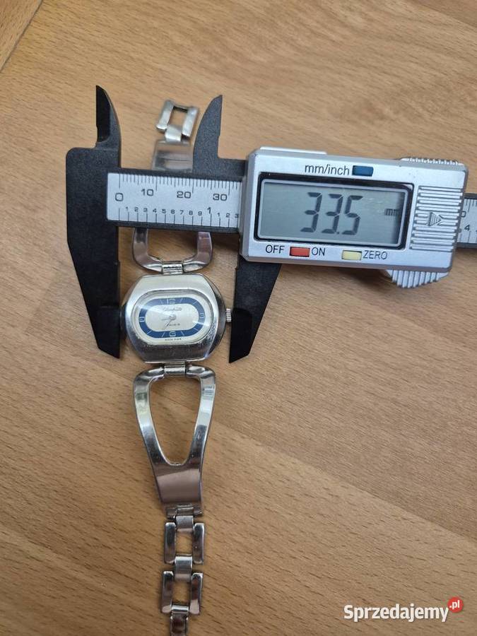 Retro vintage damski zegarek mechanicznyGlashtte Chorzów