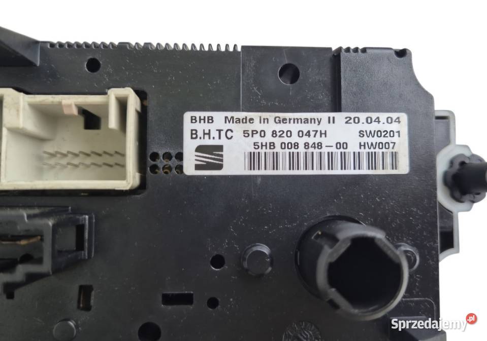 PANEL STEROWANIA NAWIEWU KLIMATYZACJI ALTEA Działoszyce