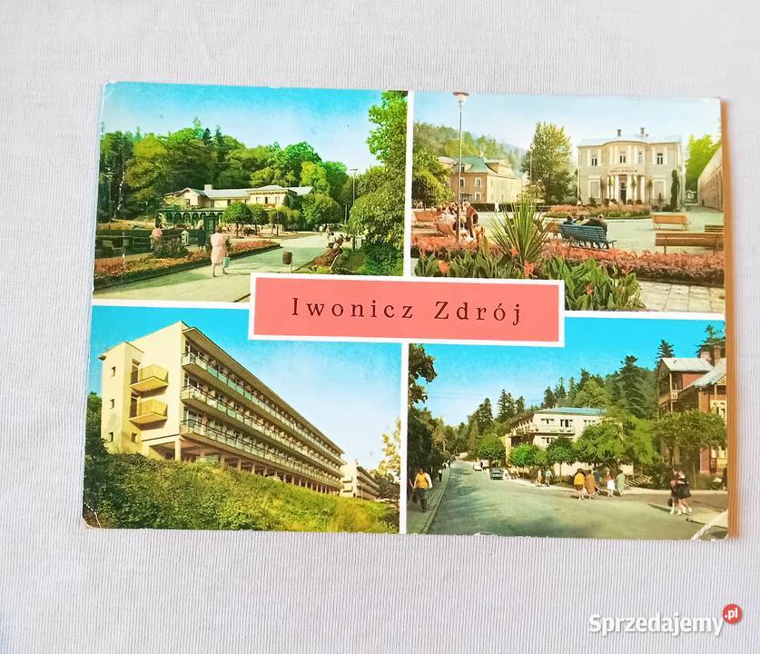 Pocztówka Iwonicz Zdrój KAW 1974 r wielkopolskie