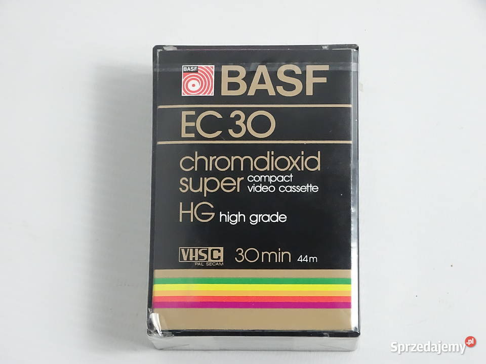 Kaseta VHSC BASF EC 30 Chromdioxid Super HG NOWA Biłgoraj