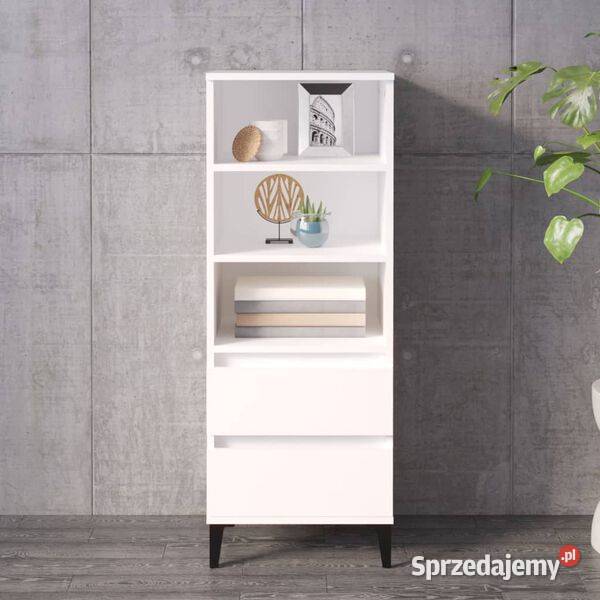 vidaXL Wysoka szafka biała 40x36x110 SKU821244 mazowieckie Warszawa