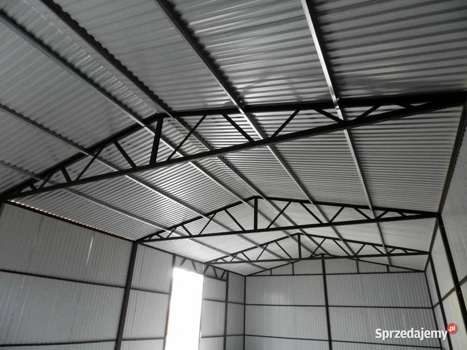 Blaszana montowana hala 612 m biała Kraków sprzedam