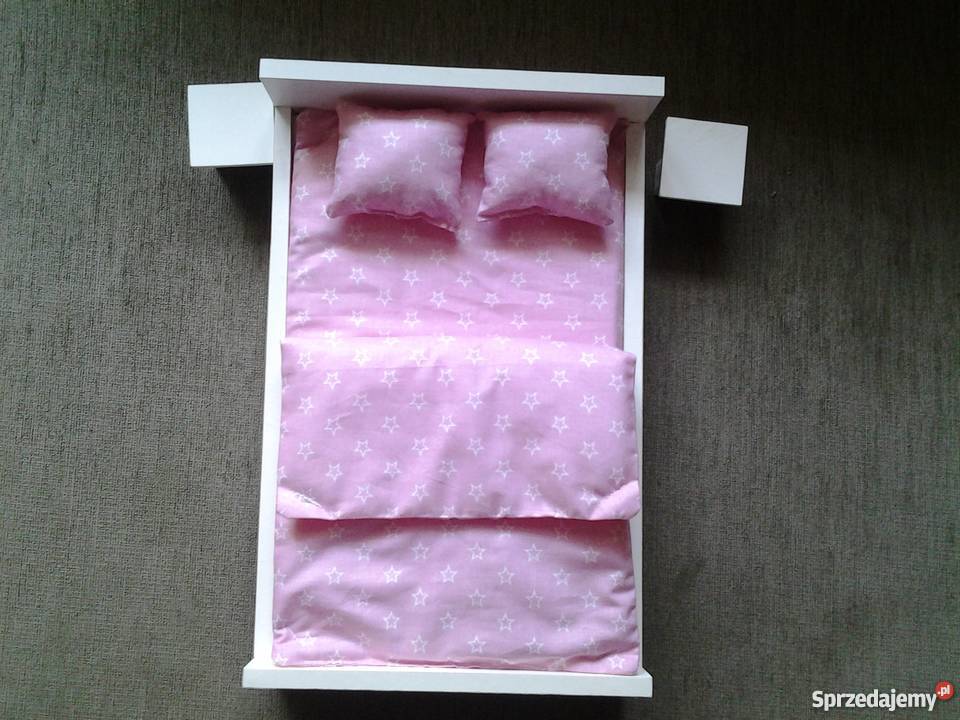 Łóżko łóżeczko podwójne lalki barbie Wieprz