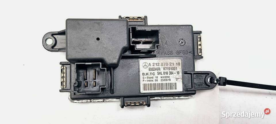 REZYSTOR DMUCHAWY MERCDESBENZ W212 E350 sprzedam