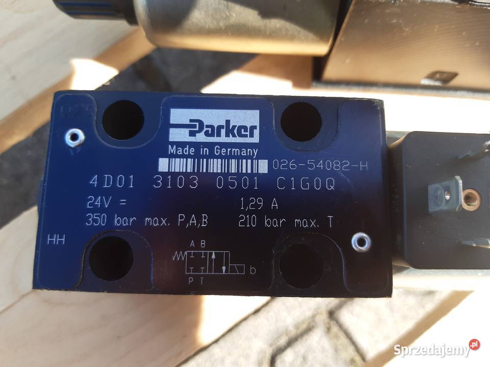 Zawór PARKER 4D01 31030501 C1GOQ 24v 02654082H Perzów