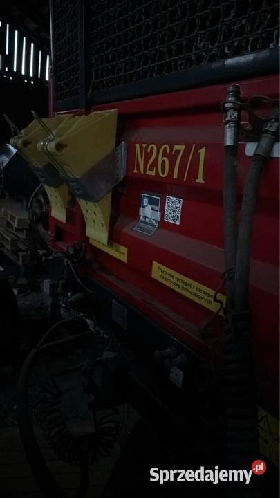 Rozrzutnik MetalFach N2671 6 ton nieuszkodzony mazowieckie Jarnice