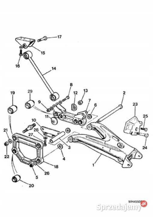 ŚRUBA WAHACZA TYŁ JAGUAR XJ6 8892 36 40 lubelskie sprzedam