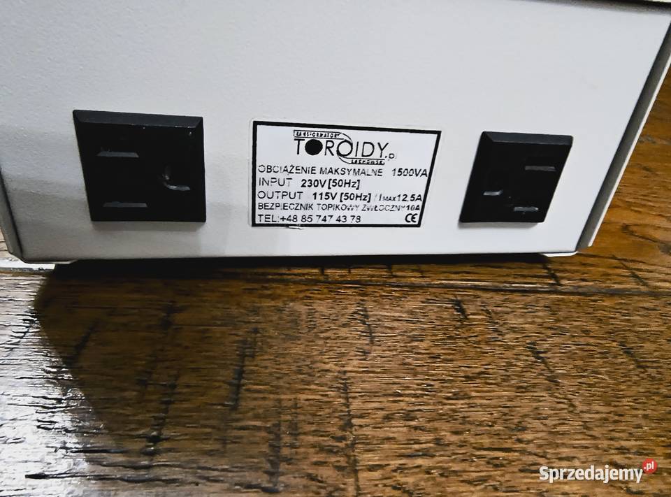 Autotransformator Toroidy 2301151500VA łódzkie Pabianice