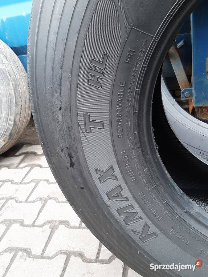 Opona używana ciężarowa 38565R225 GOODYEAR K 500 65 Zaścianki sprzedam