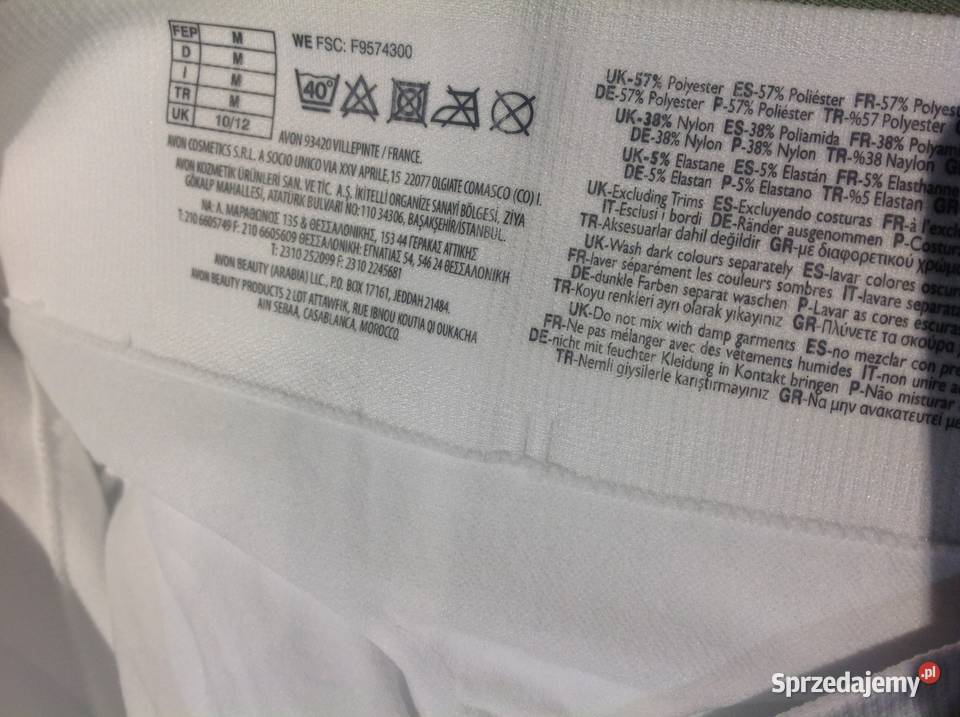 Legginsy Białe Damskie M push ups NOWE Pozostałe Nowa Sól