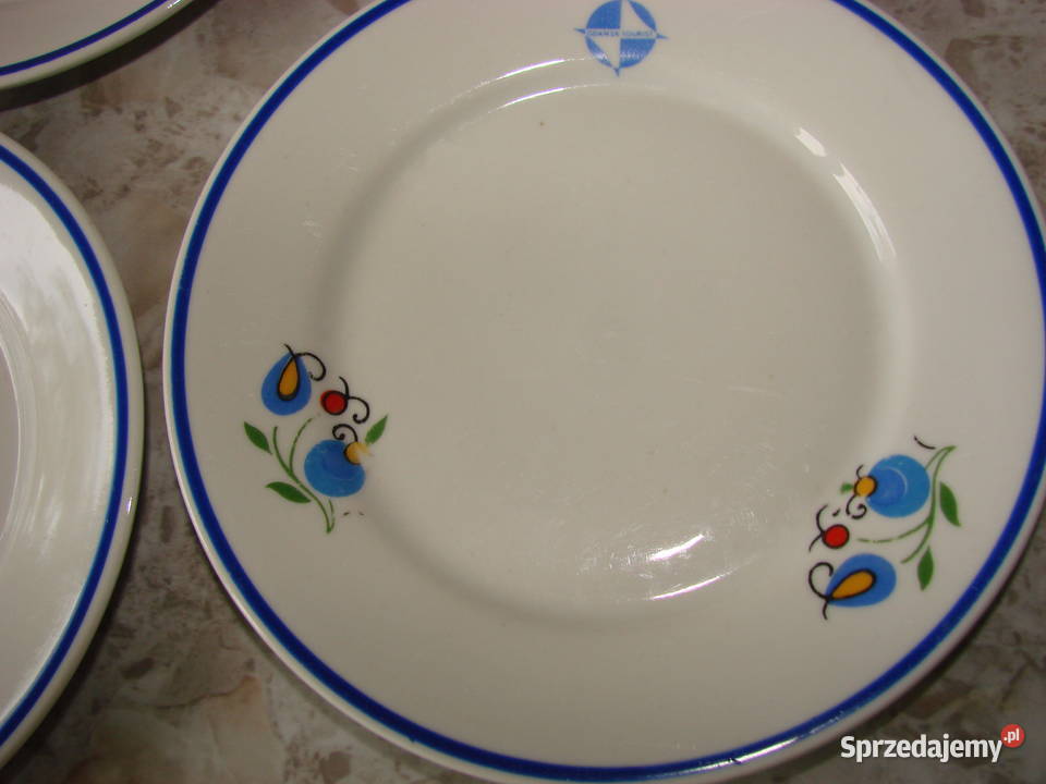 Lubiana wzór kaszubski talerz PRL pomorskie Pruszcz Gdański sprzedam