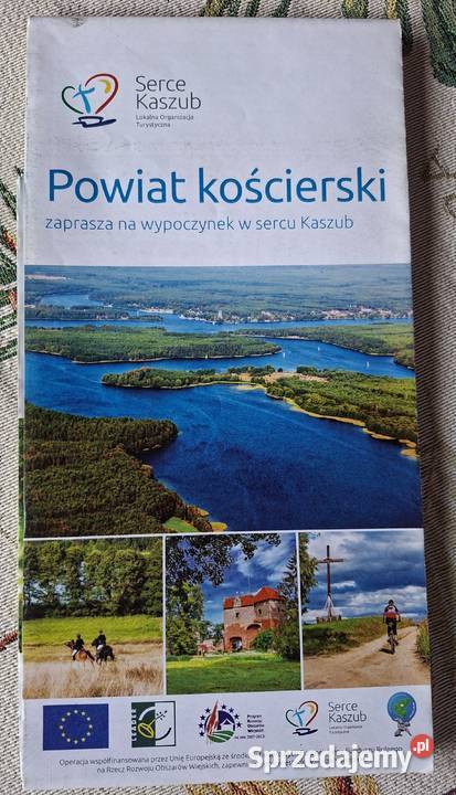 Powiat kościerski mapa 165 000 ISBN 9788364156182 Kraków
