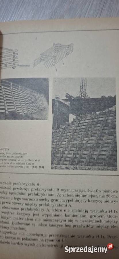 Lekkie konstrukcje oporowe Jaroszewicz 1 wydanie Antykwariat Łęczyca