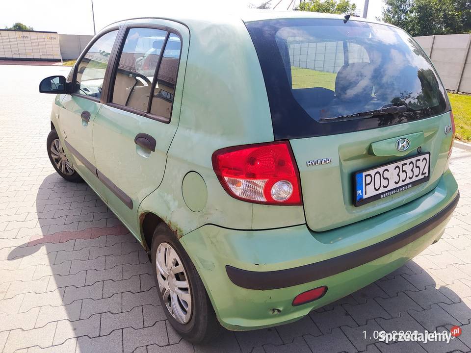 Hyundai Getz klimatyzacja sprawny do jazdy isofix wielkopolskie