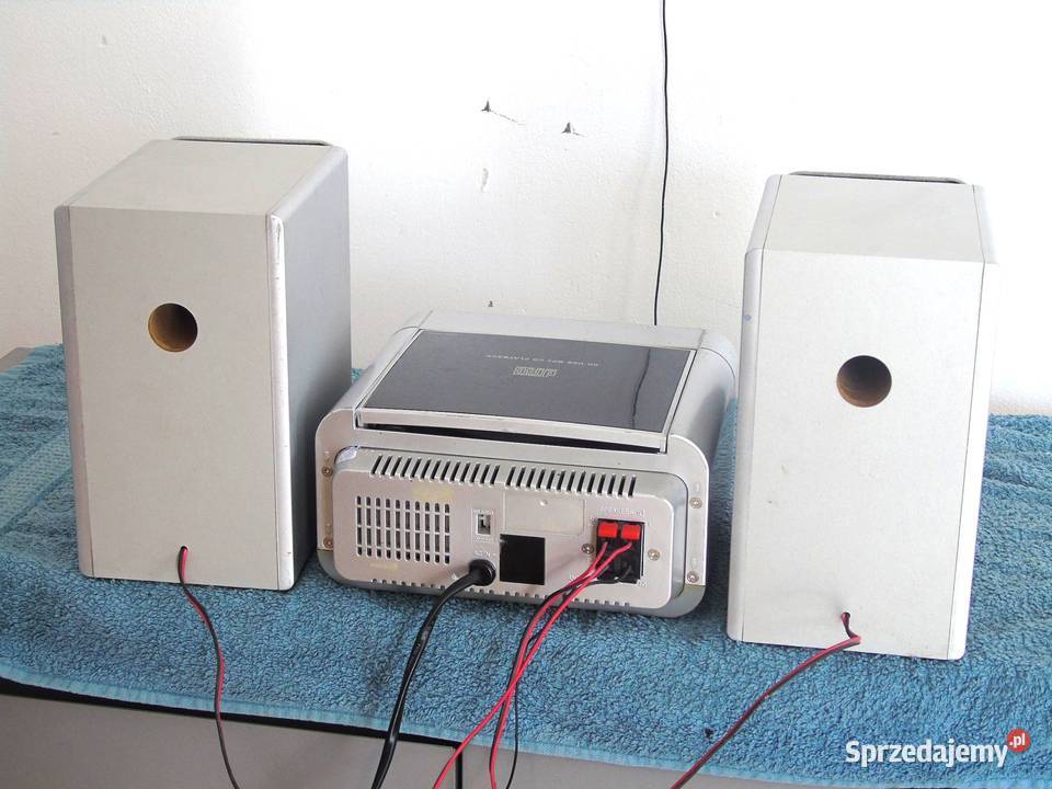 Wieża JGC CD USB mp3 kolumny sprawna DOSTAWA Jasło