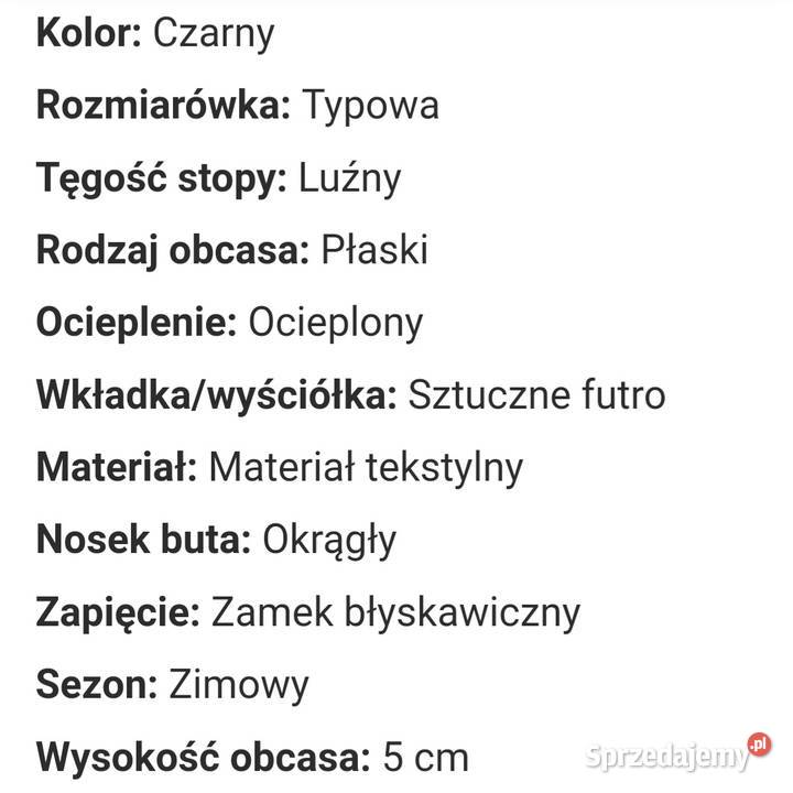 Śniegowce damskie 40 śląskie Bielsko-Biała