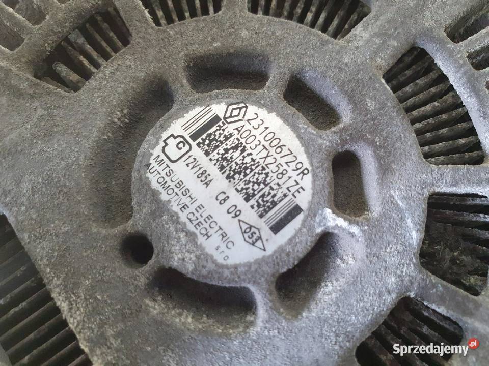 ALTERNATOR Renault Trafic III 16 DCI 231006729R Układ elektryczny silnika Chełm