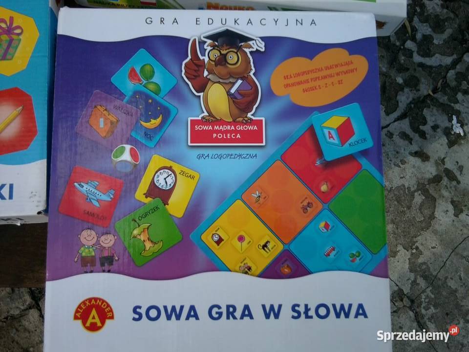 Gry planszowe edukacyjne dzieci 38 lat układamy śląskie sprzedam