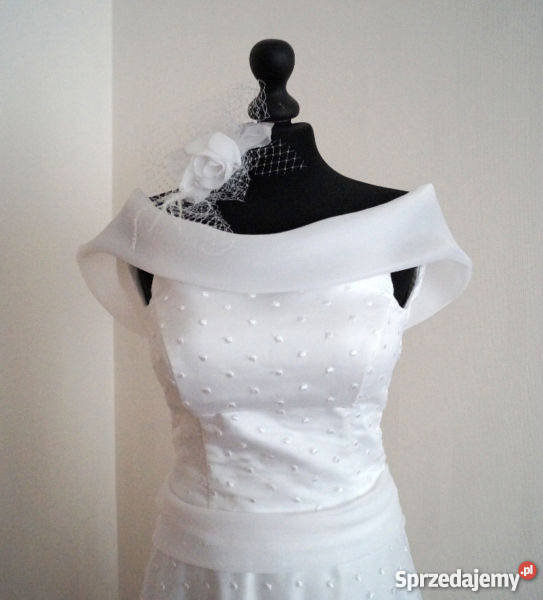 Suknia ślubna Margarett DIAMANTE kropki Wrocław