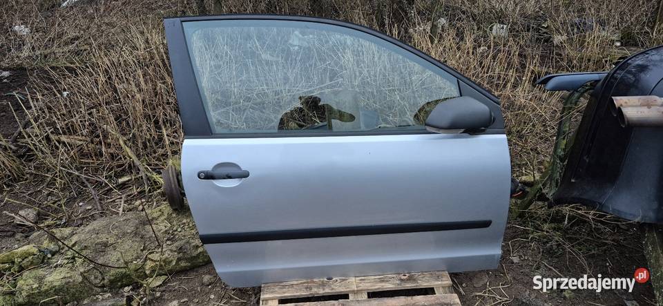 Drzwi prawe Vw Polo 9N LA7W Drzwi
