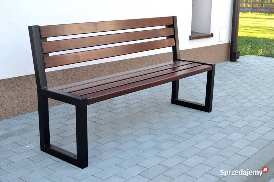 Ławka z oparciem Parkowa Ogrodowa Miejska 150 Wrocław