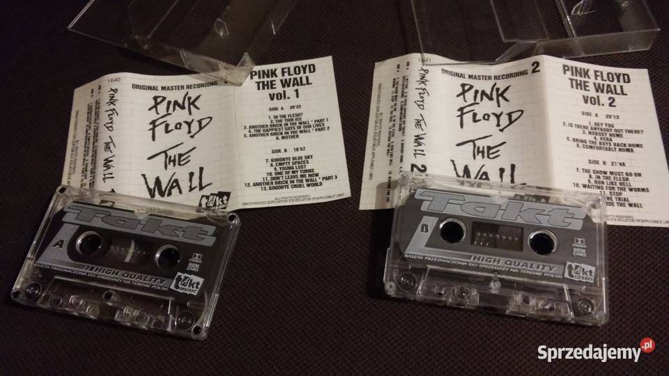 Kasety Pink Floyd zestaw na sztuki unikatowe Płyty i kasety Włocławek