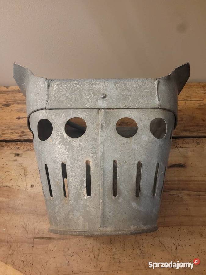 Wiadro unikat metalowe solidne vintage Osielsko