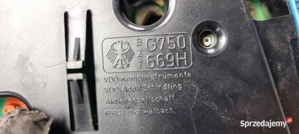 LICZNIK ZEGAR SKODA OCTAVIA I 1U1919033A Lipno