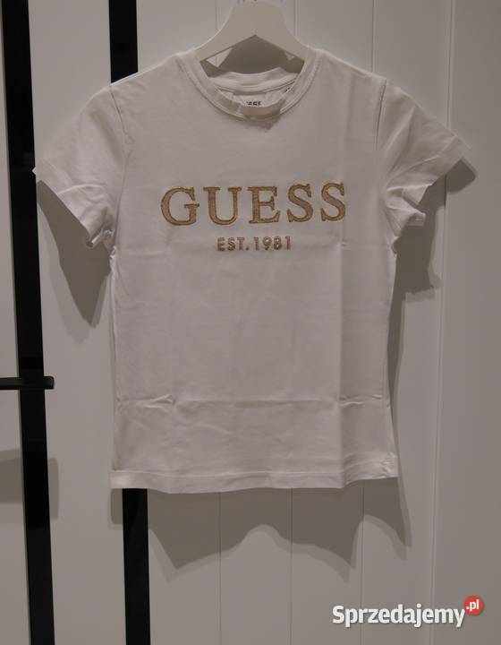 Guess śliczna bluzeczka metaliczna nitka 34 XS Bez wzoru Wrocław