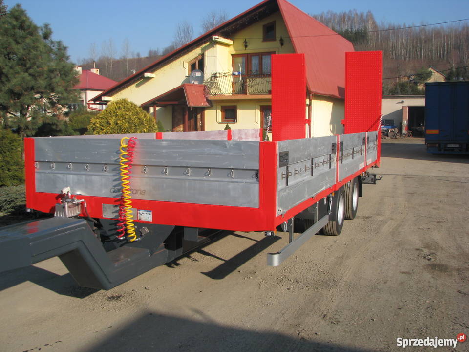 Przyczepa tandem niskopodwoziowa Borek Stary
