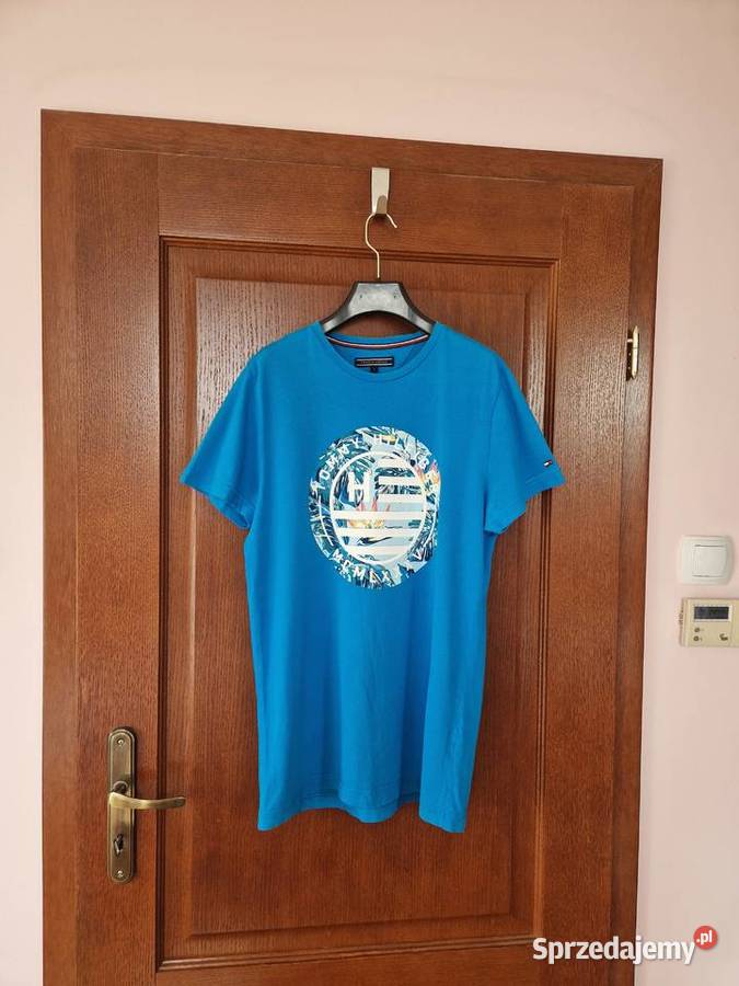 Koszulka niebieska tshirt Tommy Hilfiger rozmiar Tommy Hilfiger Bibice sprzedam