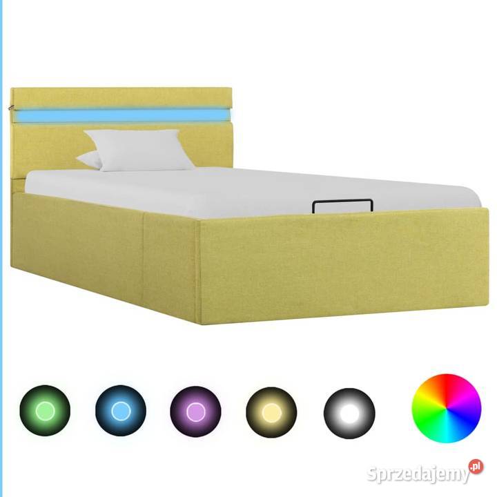 vidaXL Rama łóżka z podnośnikiem i LED, 285618