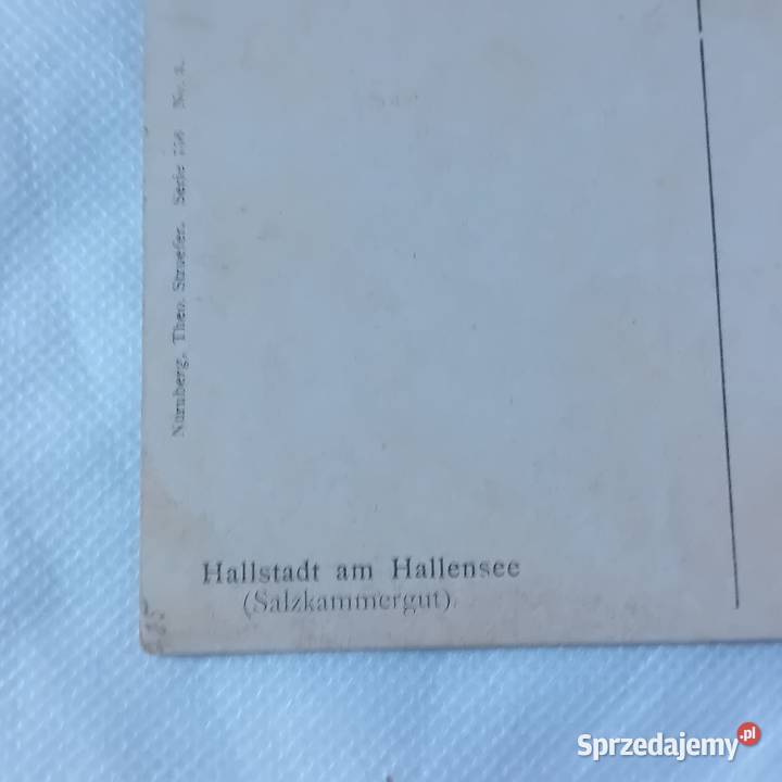 Pocztówka Hallstard am Hallensee Niemcy lata 20e wielkopolskie Koźminek