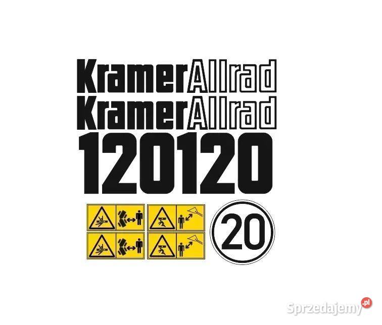 Naklejki oklejenie naklejka KRAMER ALLRAD 120 Janików sprzedam