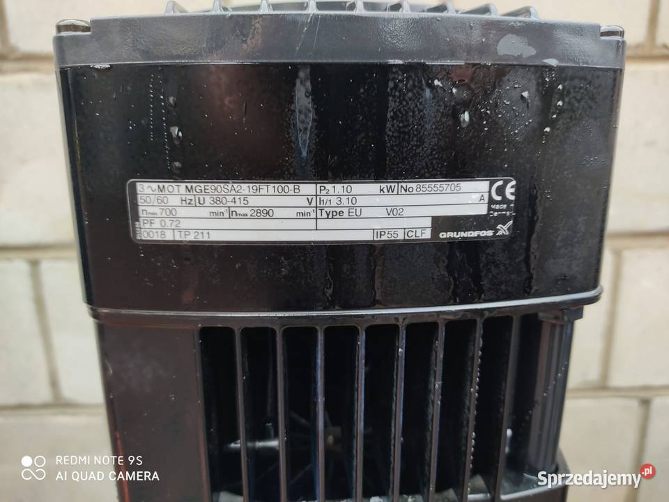 Pompa Grundfos CRE460 AAABUBE 6m3h H368m 11KW Nowy Tomyśl