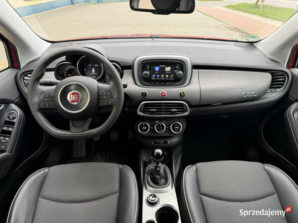 Fiat 500x Fiat 500X 14T 2017r Climatronic wielofunkcyjna kierownica Sokołów Podlaski