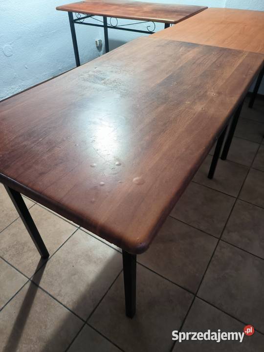 Stoły 120x70 Krzesła Taborety Solidne