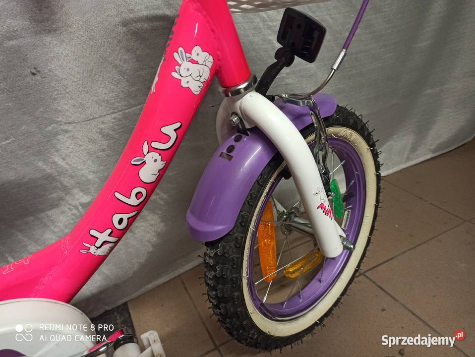 Rowerek Dzieciecy Firmowy Tabou 14 Śliczny Nowy małopolskie Wieliczka