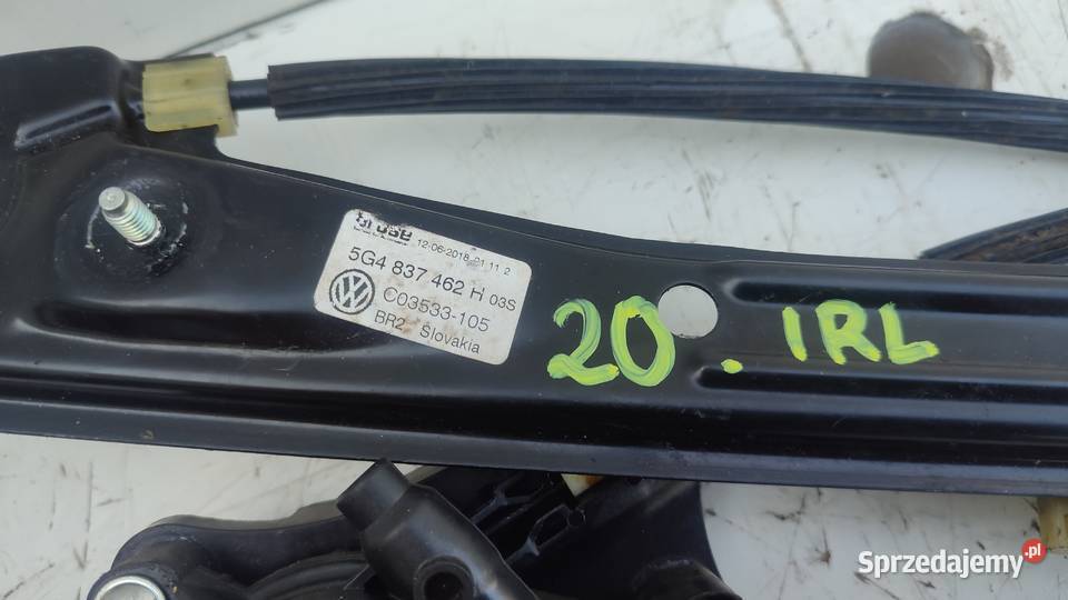 20VW GOLF 7 VII HB PODNOŚNIK MECHANIZM SZYB Włoszczowa