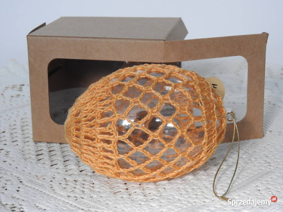 Jajko dziergane na szydełku 10 Bytom