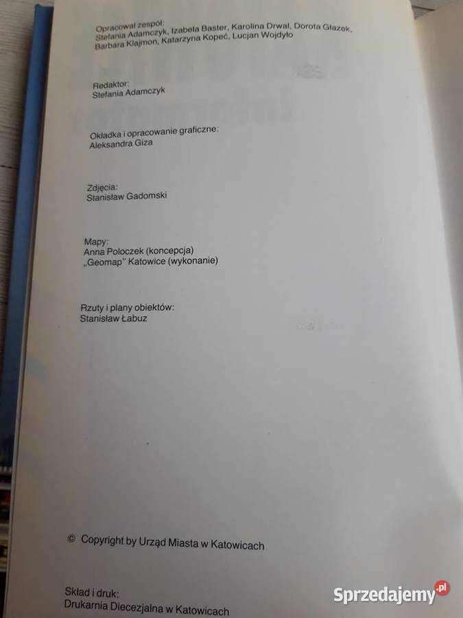 Katowice z planem miasta informator śląskie Bielsko-Biała