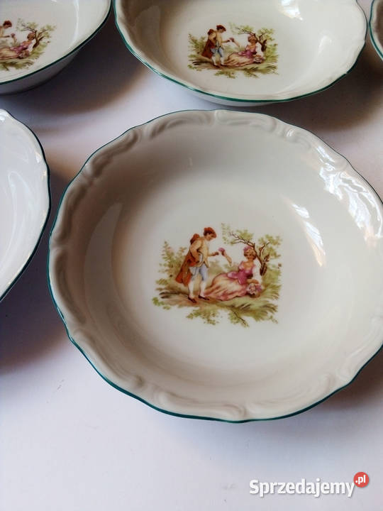 6 miseczek Wałbrzych vintage PRL miłość