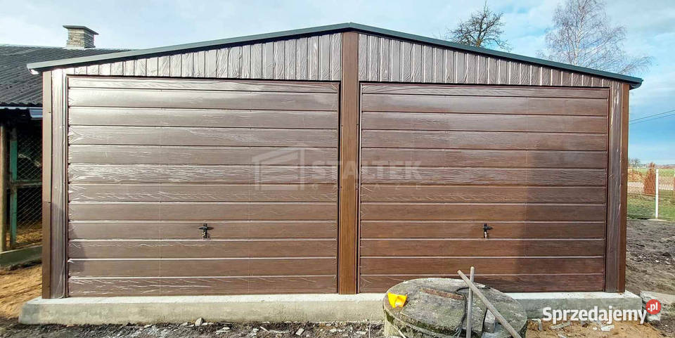 Garaz Blaszany 65X8 2X Brama Uchylna warmińsko-mazurskie Ełk