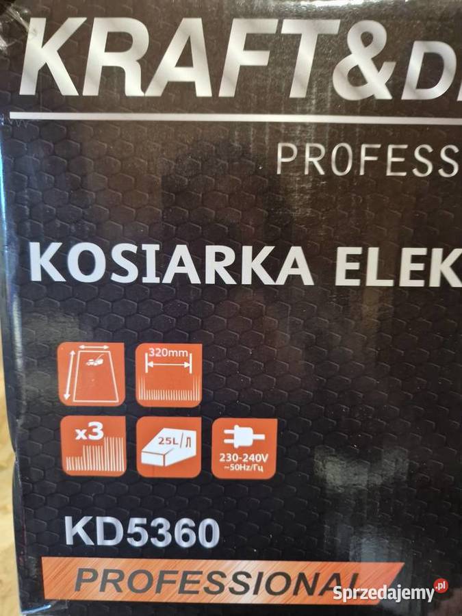 Kosiarka elektryczna Kraft delle 2400W KD5360 Głogowa sprzedam