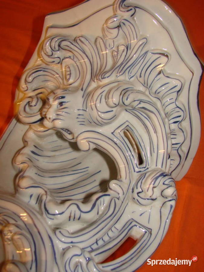 stara azjatycka ceramiczna półka ścienna Pruszcz Gdański