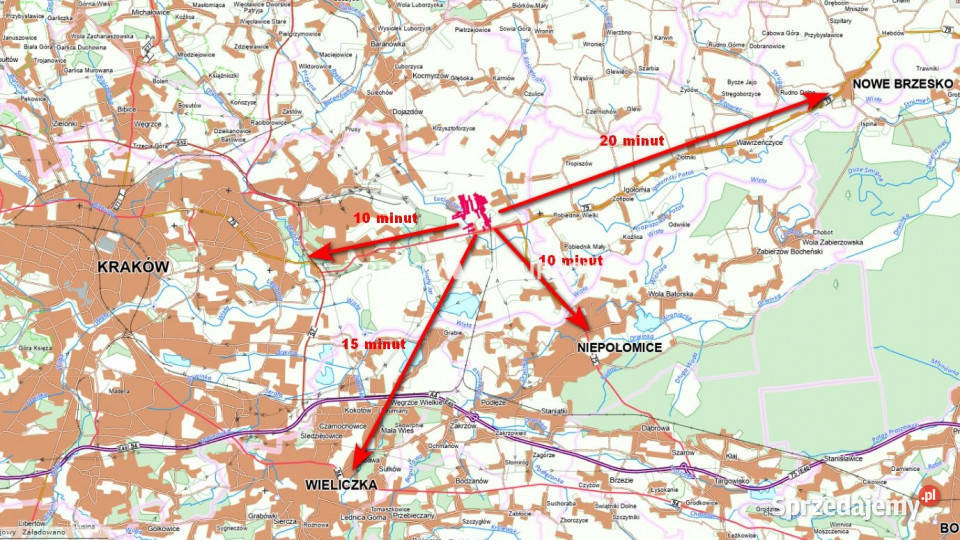 Ogłoszenie działka Kraków 2372m2 małopolskie